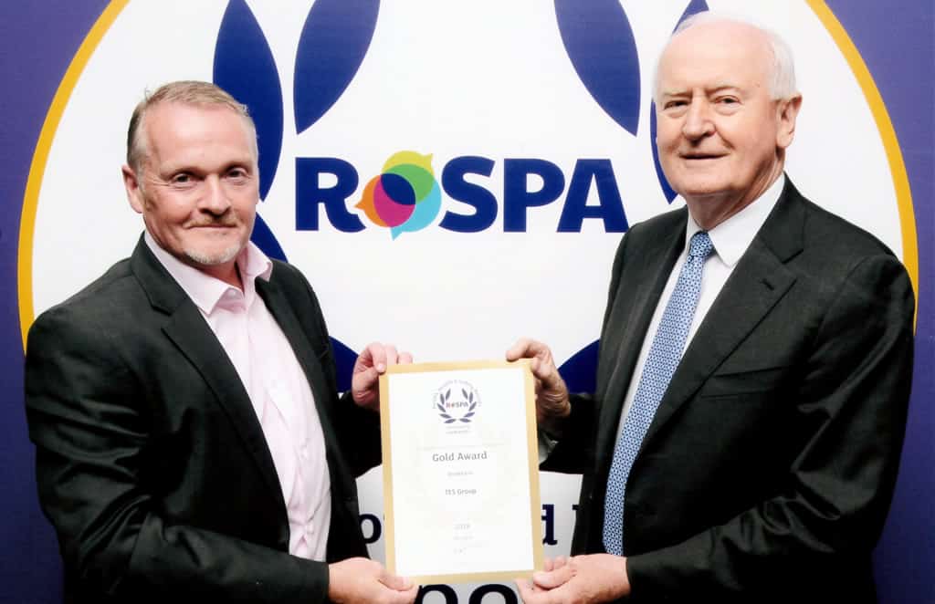 TES Presented with RoSPA Gold Award
