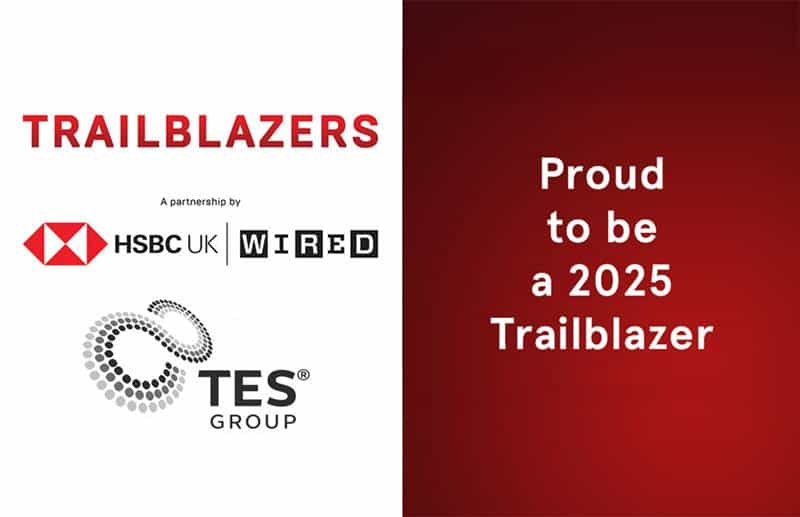 TES named a WIRED Trailblazer for 2025